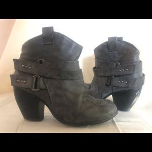 Faded Glory Gray Ankle Boots